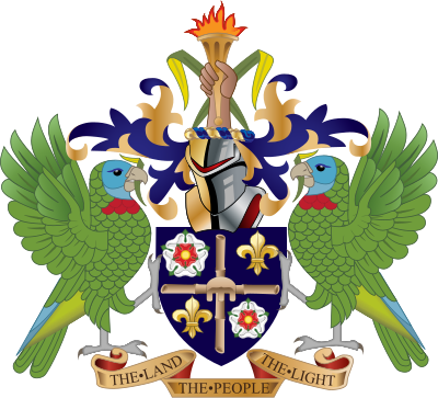 Coat of arms of Saint Lucia