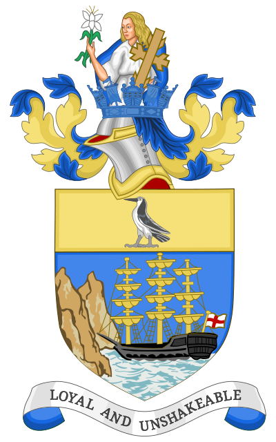 Coat of arms of Saint Helena, Ascension and Tristan da Cunha