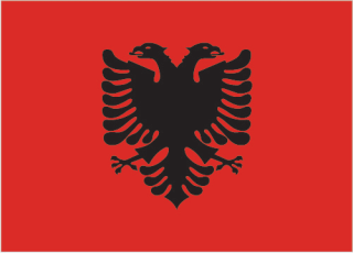 National flag of Albania