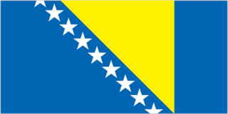 National flag of Bosnia and Herzegovina