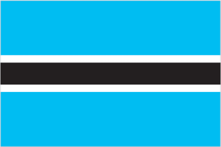 National flag of Botswana