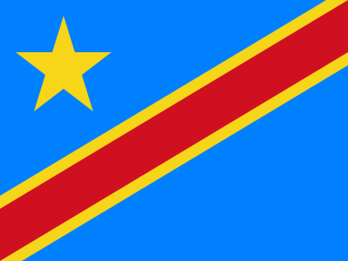 National flag of the Democratic Republic of the Congo