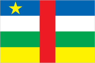 National flag of the Central African Republic