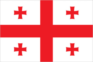 National flag of Georgia