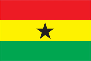 National flag of Ghana