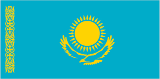 National flag of Kazakhstan