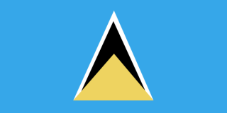 National flag of Saint Lucia