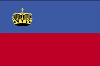 National flag of Liechtenstein