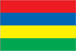 National flag of Mauritius