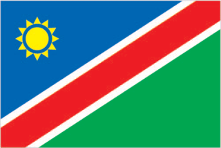 National flag of Namibia