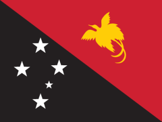 National flag of Papua New Guinea