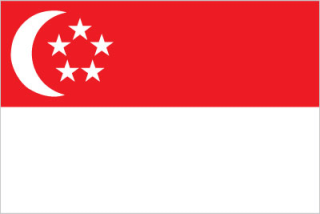 National flag of Singapore