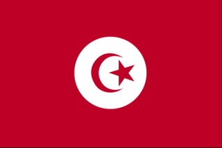 National flag of Tunisia