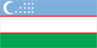 National flag of Uzbekistan