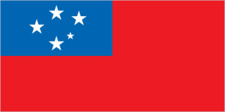 National flag of Samoa