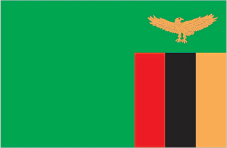 National flag of Zambia