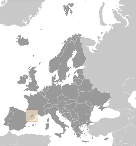 LOCATOR Map of Andorra