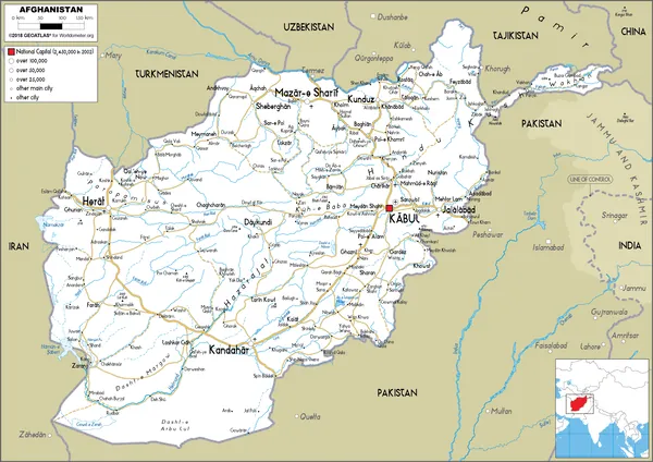 ROAD Map of Afghanistan