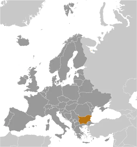 LOCATOR Map of Bulgaria