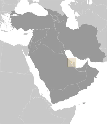 LOCATOR Map of Bahrain