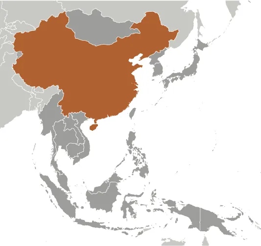 LOCATOR Map of China