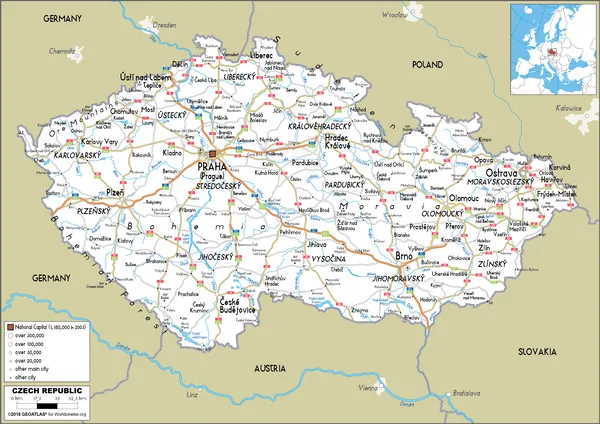 ROAD Map of Czechia