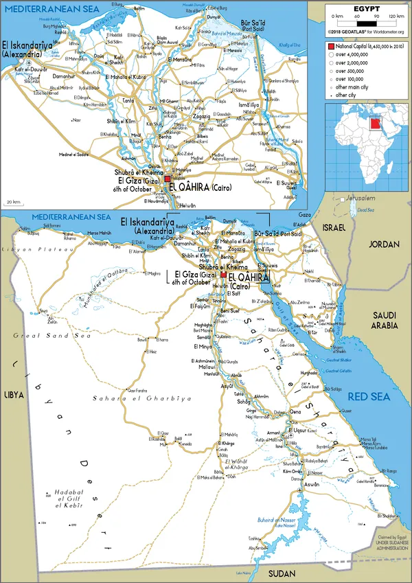 ROAD Map of Egypt