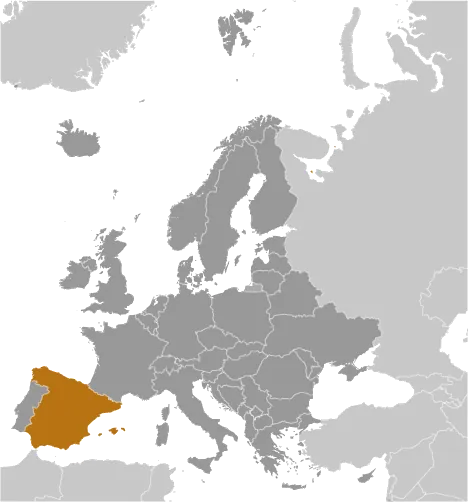 LOCATOR Map of Spain