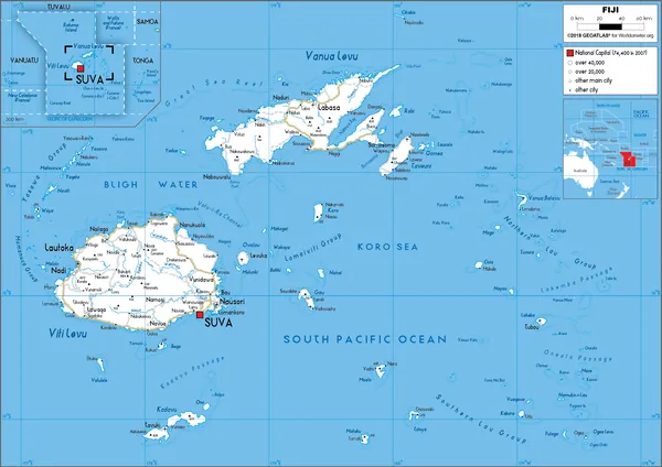 ROAD Map of Fiji