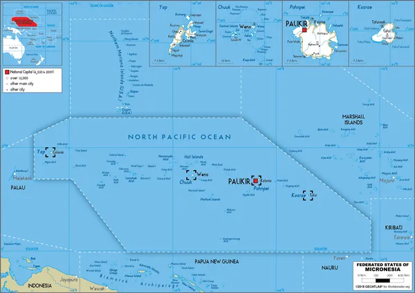 ROAD Map of Micronesia