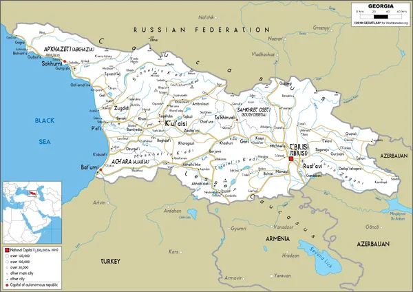 ROAD Map of Georgia