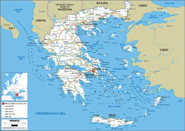 ROAD Map of Greece