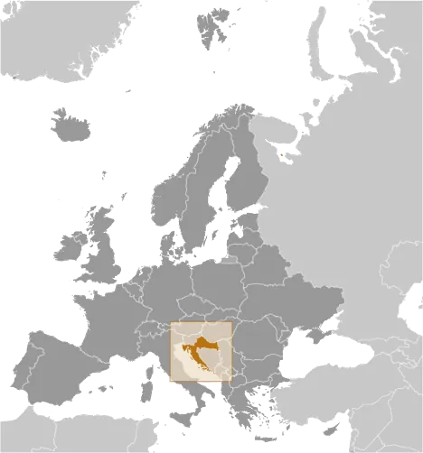 LOCATOR Map of Croatia