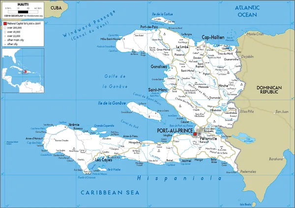 ROAD Map of Haiti