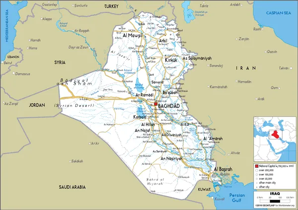 ROAD Map of Iraq