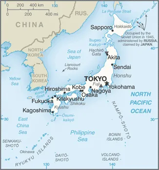 SIMPLE Map of Japan