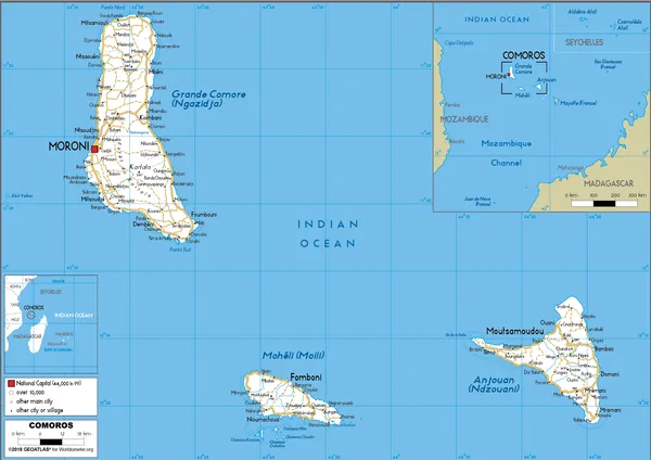 ROAD Map of Comoros