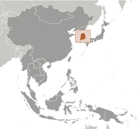 LOCATOR Map of South Korea