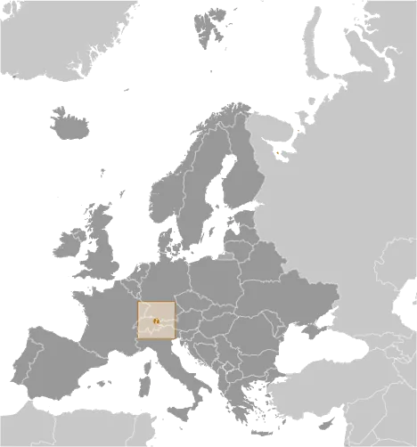 LOCATOR Map of Liechtenstein