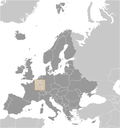 LOCATOR Map of Luxembourg