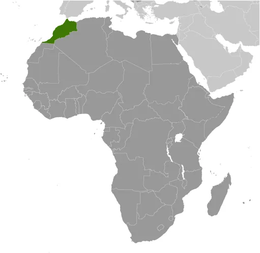 LOCATOR Map of Morocco