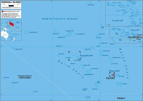 ROAD Map of the Marshall Islands