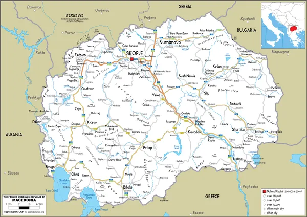 ROAD Map of the Republic of North Macedonia
