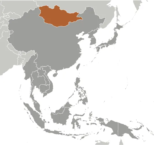LOCATOR Map of Mongolia