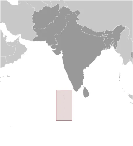LOCATOR Map of Maldives