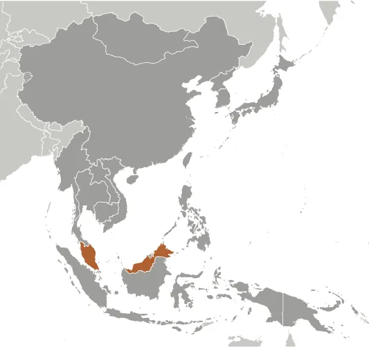 LOCATOR Map of Malaysia