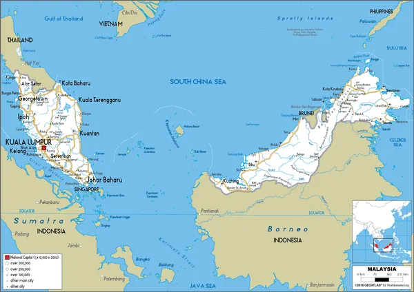 ROAD Map of Malaysia