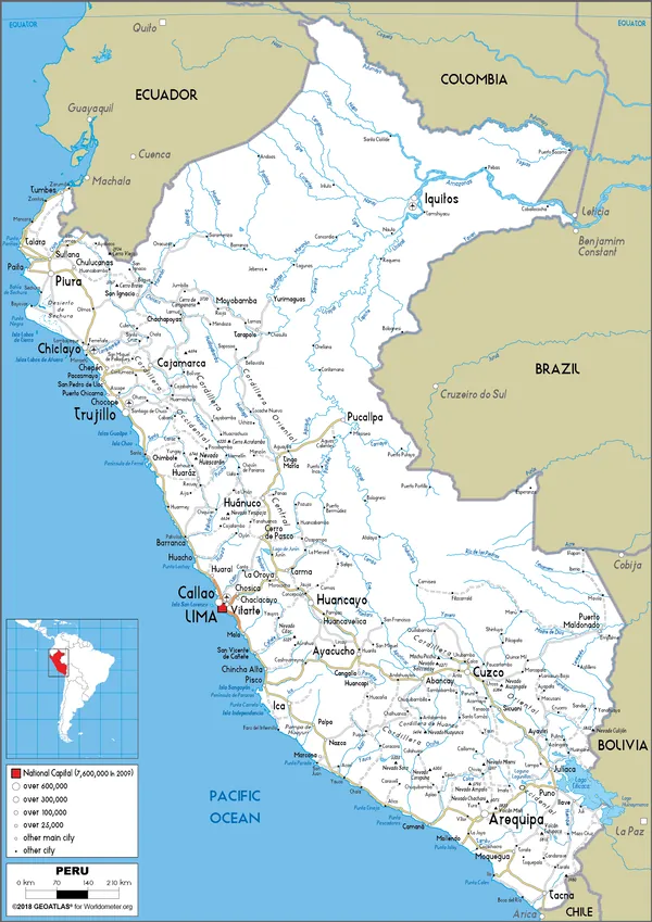 ROAD Map of Peru
