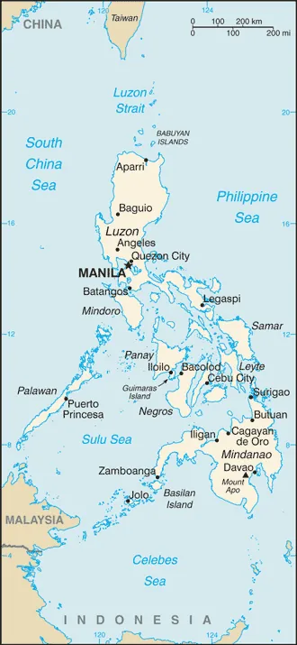 SIMPLE Map of the Philippines