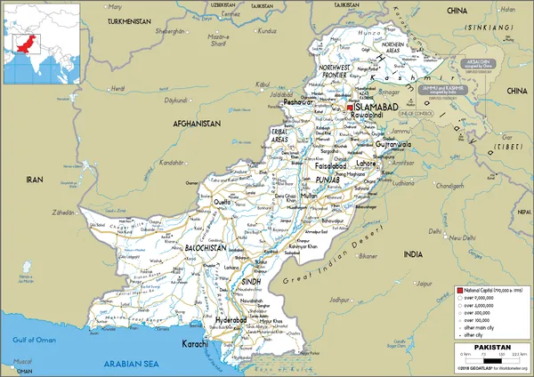 ROAD Map of Pakistan